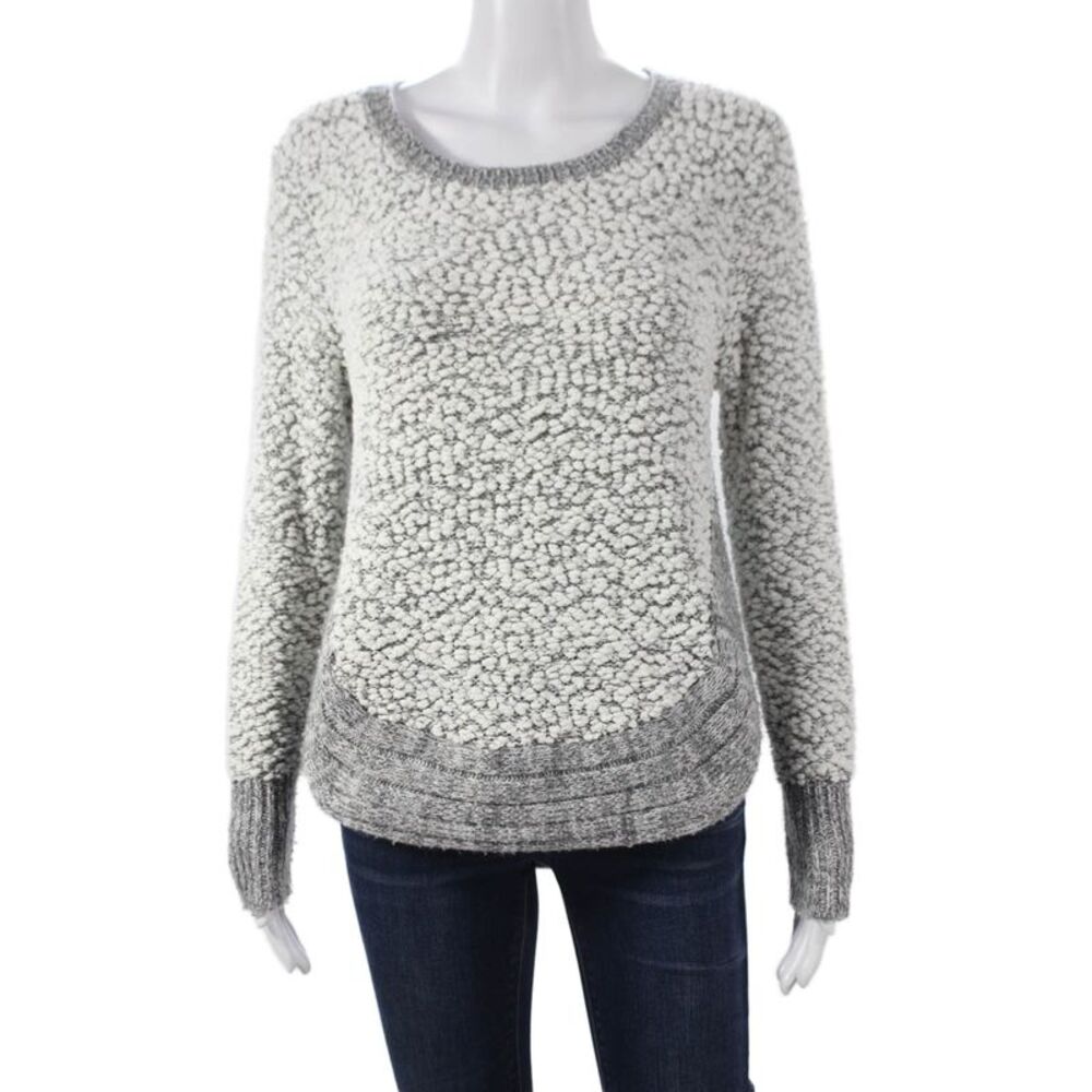 Wishful Thinking Womens Gray Pullover Round Neck Long Sleeve Size S